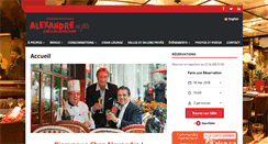 Desktop Screenshot of chezalexandre.com